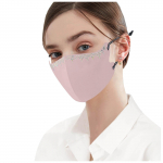 Summer Health Cycling Bright Drill Silk Mouth Face Mask Respiraator Mehed Naised One Size must