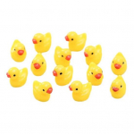 100 tk Mini Pardifiguur Helendav Miniatuurne Joonisfilm Kollane Pardikaunistus DIY Mikromaastik Haldjaaed Loom Vaikkuju Dekoratsioon E