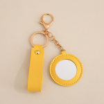 Loov PU nahast lille s&uuml;dame &uuml;mmarguse kujuga v&otilde;tmehoidja mini meigipeegel koti riputusornament auto nipsasjake naistele t&uuml;drukutele kingitus