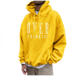 Meeste &uuml;hev&auml;rvilised kirjatr&uuml;kiga avarad &otilde;lavarrukad kapuutsid Meeste vabaaja spordikapuutsid L