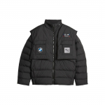 Puma Bmw Mms Garage Crew Jakk Logo Rinnam&auml;rk V&otilde;idus&otilde;idu Tr&uuml;kis Seisukrae Puuvillane Jakk Unisex Jakk Must 621012-01 S