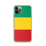 Coque iPhone &ndash; Drapeau Guin&eacute;e &ndash; iPhone 11 Pro &ndash; Supp &ndash; Mitmev&auml;rviline &ndash; Unikaalne disain