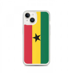 Coque iPhone - PIXELFORMA - iPhone 14 - Drapeau du Ghana - Silikoonist supp - Kaitse t&auml;ielik