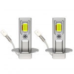 2tk H1 LED auto esituled pirnid ventilaatorita udutuled 18000Lm 30W p&auml;evas&otilde;idutuli &uuml;liheledad udutuled 6500K valge 12V H3