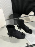 R&otilde;ngasklamber Gladiator Rooma sandaalid Naiste Slingback plokk Kummalised madala kontsaga suvised saapad Poolsaapad vabaajajalatsid 35
