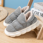 Talvised veekindlad soojad sussid naistele, pehmest karusnahast platvormist sussid siseruumides, kodused puuvillased kingad paaridele, paksu tallaga libisemiskindlad slaidid 36