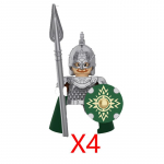 S&otilde;jalised ehitusklotsid S&otilde;durifiguurid Filmi Ulme Seeria Relvad Kilp R&uuml;&uuml;tel M&auml;nguasjad Kingitused Keskaegsed Mini Klotsid MOC