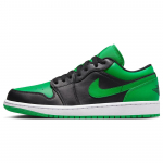 Air Jordan 1 madal must Lucky Green meeste tossud valge 553558-065 44