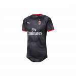 Puma logo printidega hingav niiskust juhtiv treening l&uuml;hikeste varrukatega jalgpallis&auml;rk AC Milan Meeste topid Must Oranž 754866-01 XS