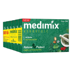Medimix Ayurveda Klassikaline 18 &uuml;rdiga vanniseep 75g x6 Seepi | Looduslikud &otilde;lid terve ja puhta naha jaoks | Vegan Parabeenivaba Sulfaatidevaba Taimne hooldus