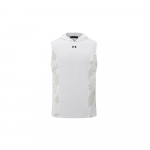 Under Armour Sport Jooks Fitness Korvpall Niiskust eemaldav Kiiresti kuivav Kapuutsiga Varrukateta Vest Unisex Vestid Valge 24500001-100 S
