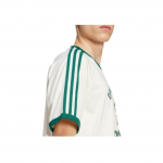 Adidas Originals SS25 Klassikaline seeria Br&auml;ndilogo L&otilde;tv l&otilde;ige &Uuml;mmargune kaelus Raglaan L&uuml;hikesed varrukad T-s&auml;rk Meeste pealisr&otilde;ivad Han-Jade-Valge KD6266 2XL