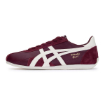 Onitsuka Tiger Runspark &Uuml;mar nina Mugavad libisemiskindlad kulumiskindlad madalad vabaajajalatsid Unisex tossid Veinipunane 1183B480-600 43.5
