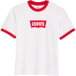 Levis Beyonc&eacute; Koost&ouml;&ouml; SS25 Logo Tr&uuml;kk Kontrastne Soonikuga Krae L&otilde;tv L&uuml;hikeste Varrukate T-s&auml;rk Meeste T-s&auml;rgid 004AU-0001 M