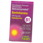 Benfotiamiin, Benfotiamine 330, Natural Factors 30kaps (72406007) 30vcaps