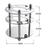 5 pesakohaga hambaharjahoidjad vannituppa, elektriliste hambaharjade ja hambapasta hoidikud, lauaplaadi iminapp-organiseerijad