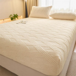 3 tk Pl&uuml;&uuml;sist Madratsikate Voodile, Talvine Pl&uuml;&uuml;sist Soojas Hoidev Voodilina, Hoia Soojas, Madratsikate, Paks Soe Voodiriie Padjap&uuml;&uuml;rid 90x200 sheet +1Pillowcase