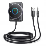 UGREEN Uusim Bluetooth 5.4 Autovastuv&otilde;tja, [T&auml;iustatud &Uuml;henduvus ja M&uuml;rasummutus], Bluetooth-vastuv&otilde;tja, Bluetooth must