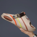 Meeste sussid platvorm PVC meeste kingad vabaaja suvem&uuml;&uuml;k t&auml;iskasvanud disainer luksuslik elegantne l&otilde;busad pl&auml;tud 2024 Eva stiili trend slaidid 40-41