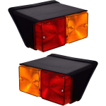 APSMOTIV Tagatulede komplekti asendus Case/IH &uuml;hilduvusega, Fiat, T&otilde;eline tulede Ford traktoritele 6610 535 515 4610 12 V must