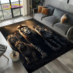 27 stiili uus &auml;ge tiiger l&otilde;vi leopard metsaloom loom loodus multifilmivaip vaip elutuppa magamistuppa diivani ette, libisemiskindel p&otilde;randamatt 80*120cm