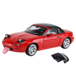 1/32 Mazda MX5 MX-5 Sulamist Valatud M&auml;nguauto Mudel Heli ja Valgusega T&otilde;mmatav Laste M&auml;nguasi Koguja S&uuml;nnip&auml;evakingitus punane