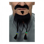 Viving Costumes Viving Costumes 202952 - COMMUTATEUR KVM - 202952 Moustache (Taille Unique)