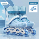 Laste rulluisud koos kaitsevarustusega vanusele 3-12 - V&auml;lispordiks, pidurdusfunktsiooniga poistele ja t&uuml;drukutele. L (Shoe Size 36-41)