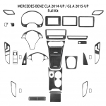Auto salongi s&uuml;sinikkiust kleebis veetassi hoidja rool keskjuhtpaneel Mercedes Benz CLA 2014-2018 GLA jaoks type 5