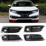 For Honda Civic auto esip&otilde;rkeraua udutulelaterna tule katteraam Udutule udutule katte kaas 1pc chrome left