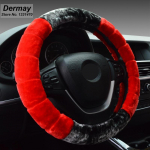 4 Colors Winter Warm FUR STEERING WHEEL COVER Size M fit 14-15 Steering Wheel 95% Cars Free Shipping