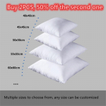 100%cotton standard white bounce back pillow cushion core sofa car seat home interior decor 30x30cm 100g