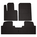 Dywaniki samochodowe gumowe do: Kia Sorento III SUV (2015-2020) - czarne, dopasowane