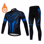 Bike Man Cycling Bib Jersey Pro Team 2024 Termal fliisist kost&uuml;&uuml;m Meeste rattar&otilde;ivad Talvine Thermal Mtb Pants maanteevorm 4XL