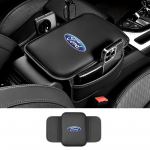 Auto Nahast K&auml;etoe Matt Kaitsja Padi Panipaigukott Padi Ford Fiesta Focus 2 Mk3 Mondeo Mk4 Mustang Ranger Kuga Tarvikutele 1pc-black