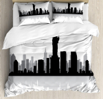 New York City Kuldsete Kaarte Sild 3D Prindiga Voodipesukomplekt Mugav Tekikott Kuningas Kuninganna Twin &Uuml;ksik Suurus S&uuml;nnip&auml;evakingitus Magamistoa Dekoor EU Single 135x200cm black