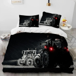 3D auto, traktori, veoauto seeria voodipesukomplekt magamistoa pehmed moodsad tekikatted mugav laste tekikate tekkikate ja padjap&uuml;&uuml;r EU Single 135x200cm