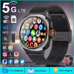 U8 Ultra IOS Android 9.0 Nutikell Meestele 4G 5G SIM-kaart WiFi NFC GPS Kompass 32GB Nutikell P&ouml;&ouml;rleva kaameraga Spordikell 7 Ultra