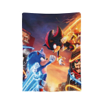 Shadow The Hedgehog Anime Tekk Fliis K&otilde;ik Hooajad Kaasaskantav &Uuml;lipehme Visketekk Kodu Magamistoa Voodikate 30x40in