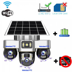 V380 PRO 4G p&auml;ikesekamera kingitud SIM-kaardiga 100M andmeid PTZ IP CCTV kaamerad 3 objektiivi Automaatne j&auml;lgimine PIR-liikumisandur Turvakaitse WIFI Camera