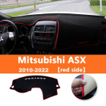 For Mitsubishi ASX 2010-  Car Dashboard Cover Mat Sun Shade Pad trument Panel Carpets Protector Accessories Red Side