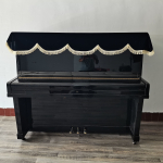 Kriimustusvastane Tolmukindel Klaverikate Kuldse Sametise &Auml;&auml;risega Kaitsev Mustusekindel Klassikaline Kodukaunistus P&uuml;stklaverite Katteid 180x75cm must