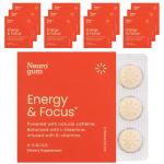 NeuroGum, Energy & Focus, kaneel, 12 pakki, 9 tk