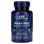 Life Extension, Neuro-Mag, Magneesium L-treonaat, 90 k&ouml;&ouml;giviljakapslit