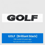 1 tk tagumine pagasiruumi embleem m&auml;rk kleebis ABS-plastik H&otilde;bedane ja Must POLO GOLF TOUARGE Logole 2016-2024 Dekoratiivne