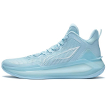 Li Ning Liren 3 Lake Cushioning Slip Resistant Abrasion Resistant Mid top Basketball Shoes Men's Light Blue ABAS089-4 41
