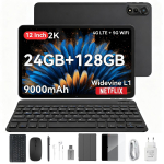 Blackview MEGA 2/MEGA 2set Android 15 4G tahvelarvuti 12-tolline 24 GB/36 GB RAM 256 GB ROM Widevine L1 24+128 hall