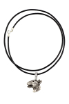 Bull Terrier, Bully II - Dog necklace, silver-plated pendant for the dog lover, subtle jewellery by Art-Dog h&otilde;be