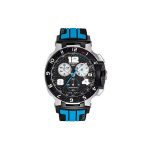 TISSOT MotoGP kvartsliikumisega meeste k&auml;ekell Kell 50,26 mm 50,26 mm must sihverplaat T048.417.27.207.00 T048.417.27.207.00 Blue Strap