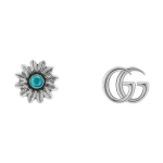 Gucci GG Marmont Double G Lilleline Vintage Kulunud Matt 925 H&otilde;be Topaas K&otilde;rvar&otilde;ngad Naiste k&otilde;rvar&otilde;ngad 527344-I5569-8183 Dust Bag+Box (Random Color)